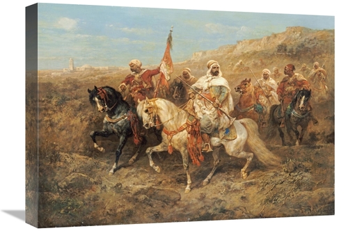 Global Gallery GCS-267257-22-142 22 in. A Regal Procession Art Print -