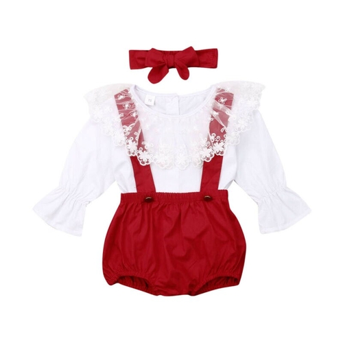 Princess Kids Baby Girls Sets Clothing Lace