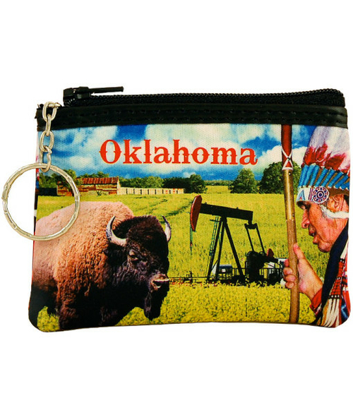 Americaware SPOKL01 Oklahoma Full Color Coin Purse