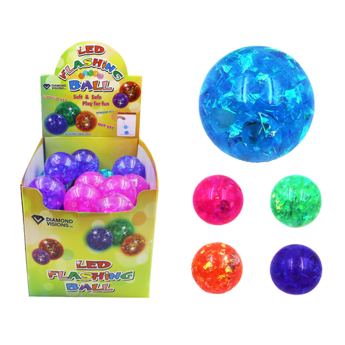 DDI 2279446 Flashing Glitter Ball Case of 36