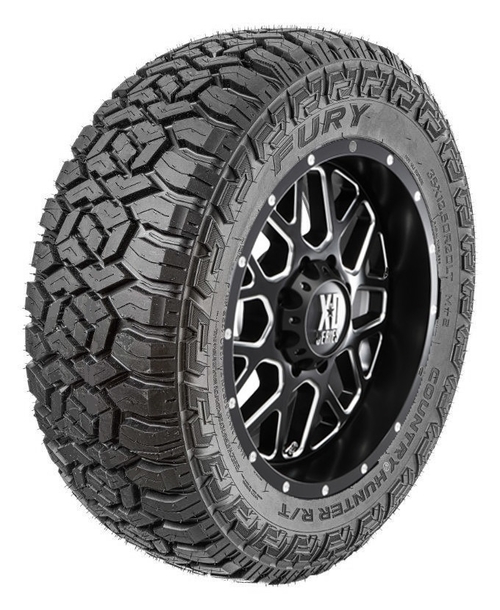 Fury Offroad RT35125018 35 x 12.50R18 Tire - Black