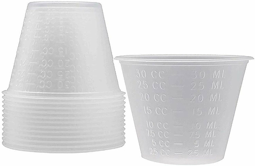 Dukal Medicine Cups 1 oz. Case of 5000 Translucent Polypropylene Cups.