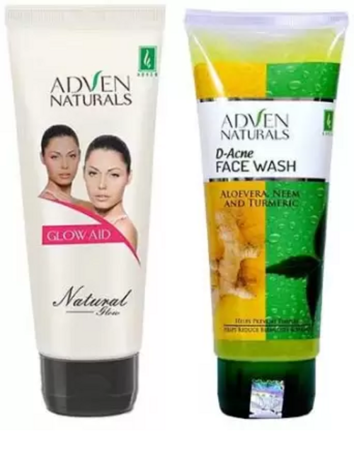 Combo of Glow Aid Cream 100GM & D-Acne Facewash with aloevera neem &