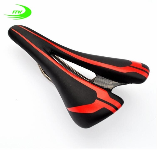 carbon fibre bike saddle cover leather light