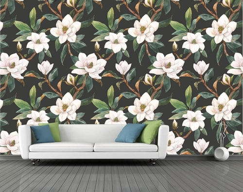 Decorative Green Wallpaper  (228 cm x 40 cm)