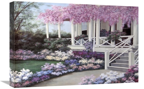 Global Gallery GCS-393979-1624-142 16 x 24 in. Garden Veranda Art Prin
