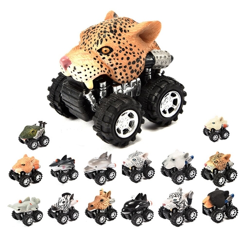 Mini Vehicle Animal Pull Back Cars With