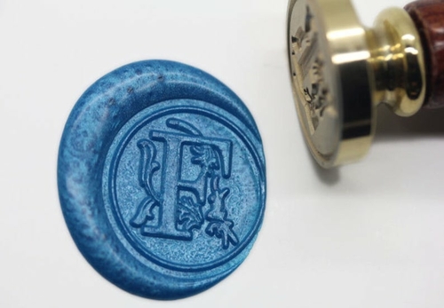 Alphabet Letter " F " Wax Seal Stamp , Sealing wax stamp