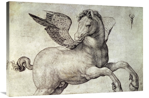 Global Gallery GCS-281951-40-142 40 in. Pegasus Art Print - Jacopo De 