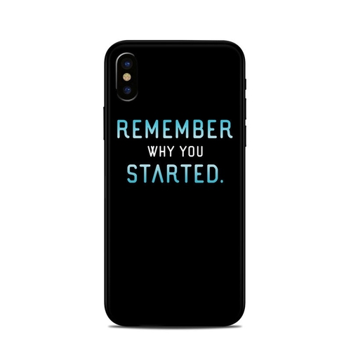 DecalGirl AIPX-REMEMBER Apple iPhone X Skin - Remember Why