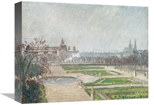 Global Gallery GCS-267023-16-142 16 in. The Tuileries Gardens & the Lo