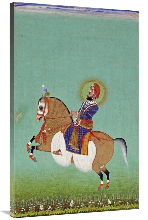 Global Gallery GCS-267284-40-142 40 in. Equestrian Portrait of Maharan