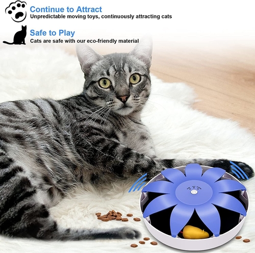 FluffyDream Automatic Electric Magnetic Spinning Cat Toys,