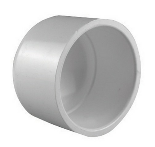 Charlotte PVC 02116 0600 0.5 in. PVC Pipe Cap in White 