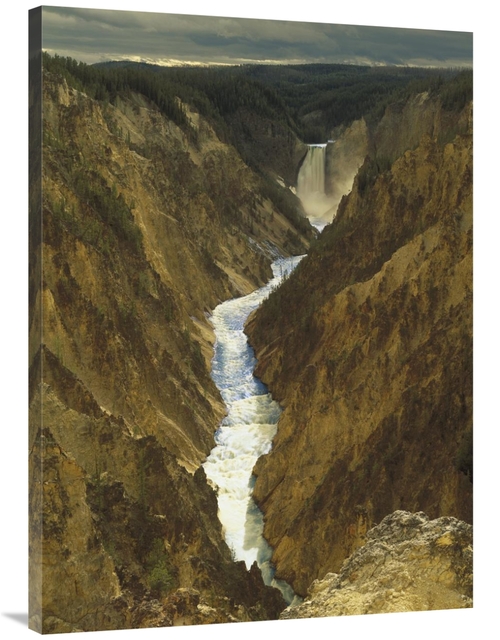 Global Gallery GCS-452000-3040-142 30 x 40 in. Lower Yellowstone Falls