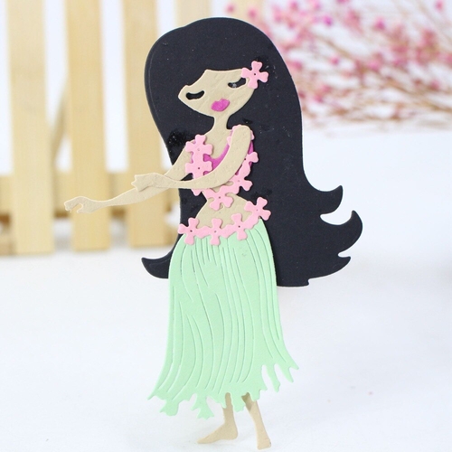 1 pc Cute and Beautiful Girl Metal Cutting Dies