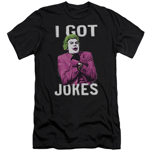 Trevco BMT142D-SF-3 Batman Classic TV & Got Jokes Short Sleeve Cotton 