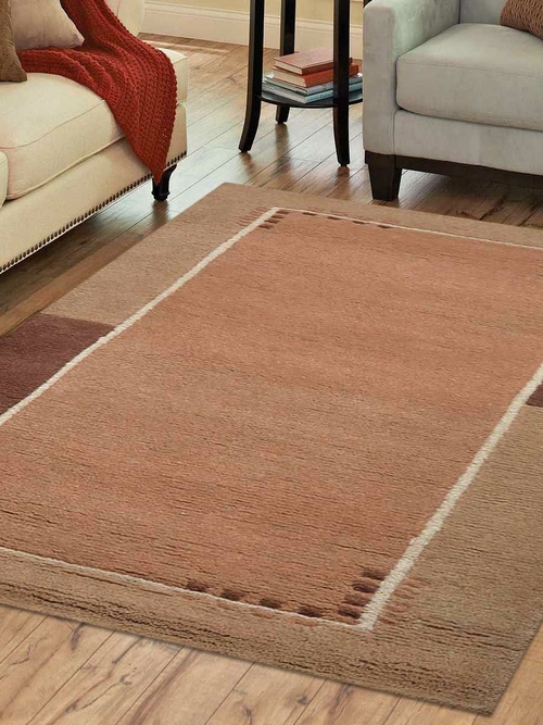 8 x 11 ft. Hand Knotted Tibbati Wool Contemporary Rectangle Area Rug&#