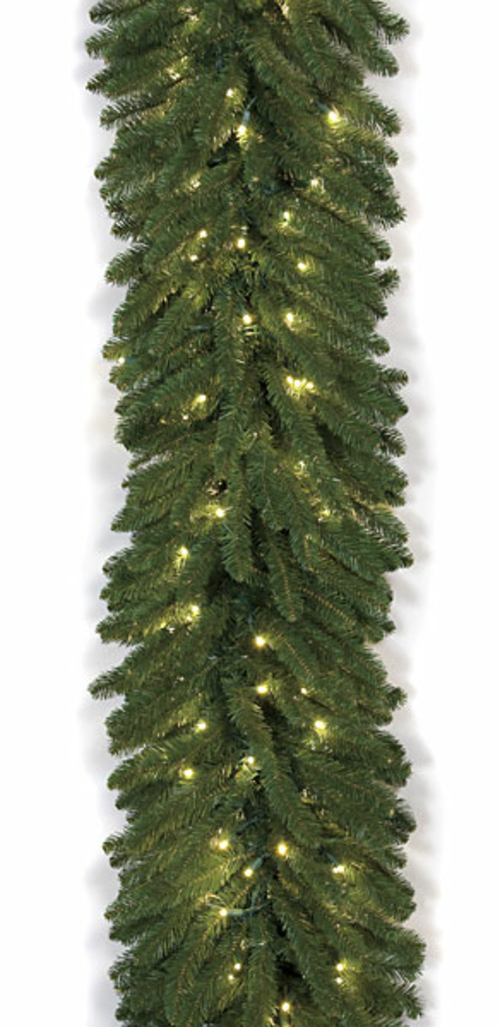 Autograph Foliages C-80668 9 ft. Balsam Fir Garland- Green