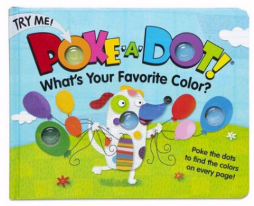 Melissa & Doug 168469 Poke-A-Dot Whats Your Favorite Color Activity Bo