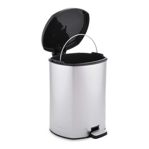 Pedal bin 21 x 26 x 23,5 cm Silver Plastic 6 L