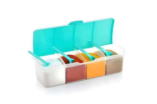 Transparent Plastic Masala Box For Kitchen,Dryfruits Container