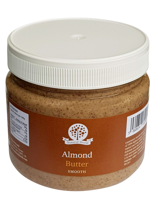Nutural World – Almond Butter – Crunchy - 1kg Type A Foil Sealed