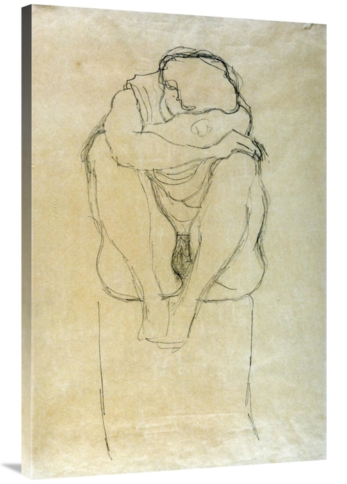 Global Gallery GCS-266677-40-142 40 in. Seated Woman Art Print - Gusta