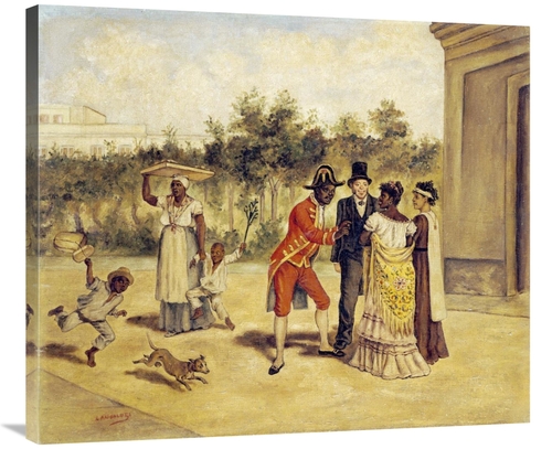 Global Gallery GCS-268217-36-142 36 in. Coloquio Discussion Art Print 