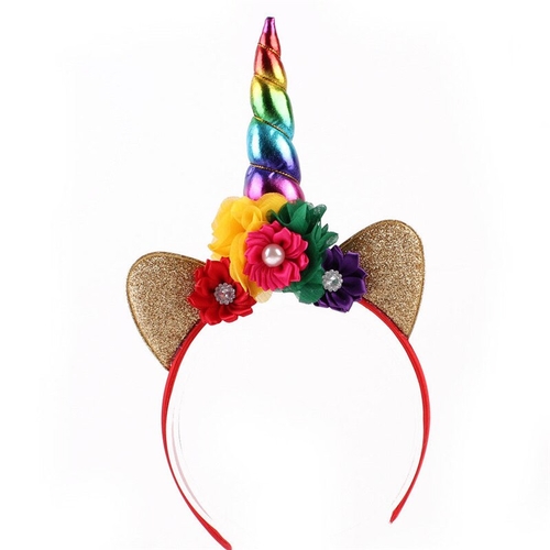 7styles Unicorn Horn Hairband Kids Chiffon Unicorn