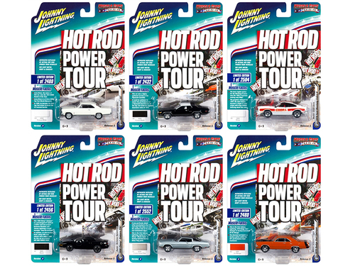 Muscle Cars USA 2018 Release 5, Set A of 6 Cars 1/64 Diecast Models by