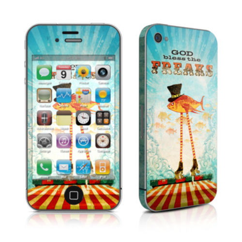 DecalGirl AIP4-GBFRKS DecalGirl iPhone 4 Skin - God Bless The Freaks