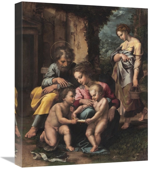 Global Gallery GCS-456176-1620-142 16 x 20 in. The Holy Family Art Pri