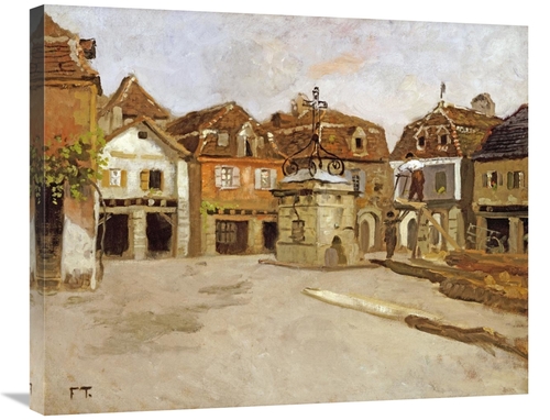 Global Gallery GCS-268577-30-142 30 in. A Town Square Art Print - Frit