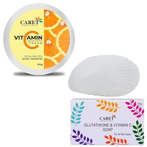 Organic Vitamin C Nourishing Cream And Glutathione & Vitamin C Soap