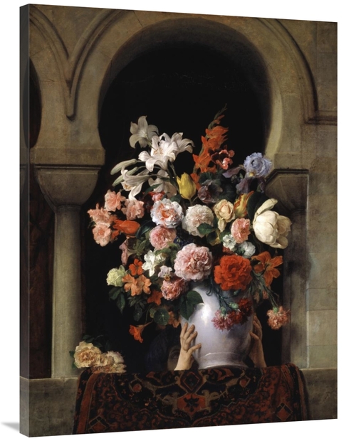 Global Gallery GCS-277864-40-142 40 in. Vase of Flowers in the Window 