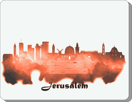 City of Jerusalem Mouse Pad