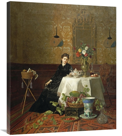 Global Gallery GCS-266949-36-142 36 in. Taking Tea Art Print - David N