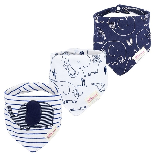 3pcs Cotton Bandana Bibs Baby Babador Feeding