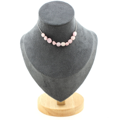 Kunzite from Brazil 10 beads necklace.