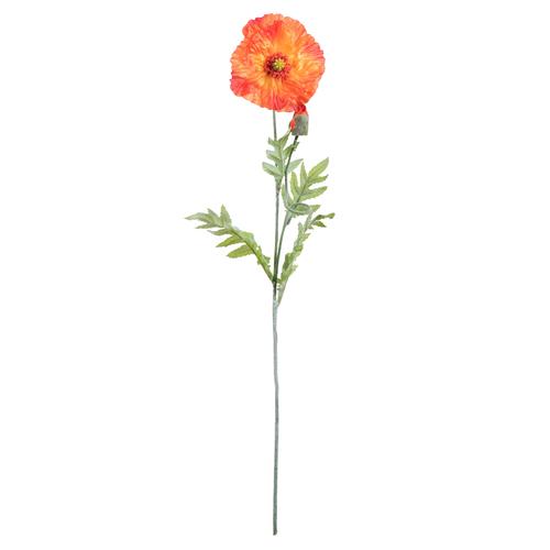 Vickerman FD180218 28 in. Orange Poppy Spray 