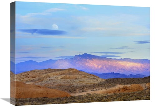 Global Gallery GCS-397147-1824-142 18 x 24 in. Sunset Lighting Up Moun