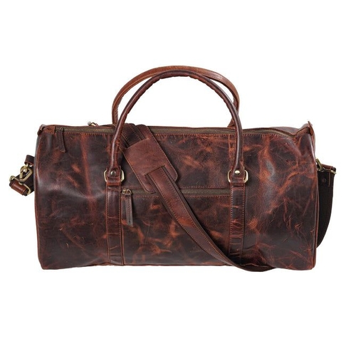 Carry-On Duffel Leather Bag