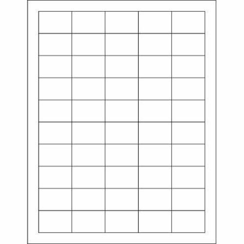 Box Partners LL260 1.5 x 1 in. White Removable Rectangle Laser Labels 