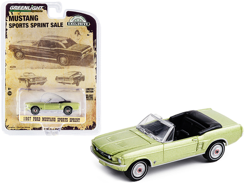 1967 Ford Mustang Sports Sprint Convertible Lime Gold Metallic \Hobby
