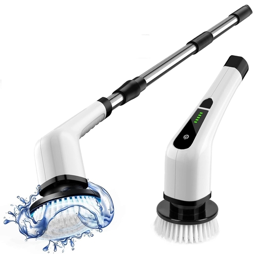 Electric Spin Scrubber, Cordless Cleaning Brush Scrubber for Home