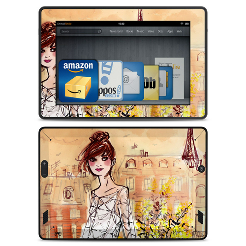 DecalGirl AKHD-MIMOSA Amazon Kindle Fire HD Skin - Mimosa Girl