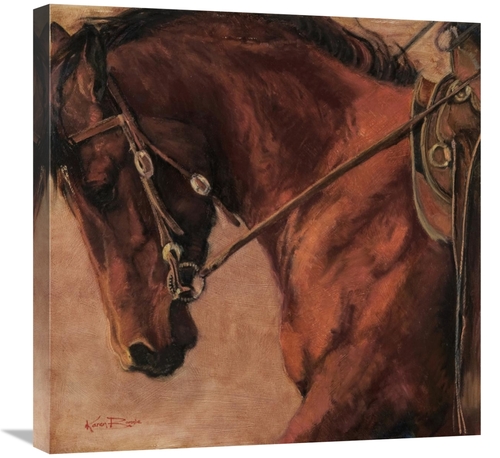 Global Gallery GCS-39812-2424-142 24 x 24 in. Winter Workout Art Print