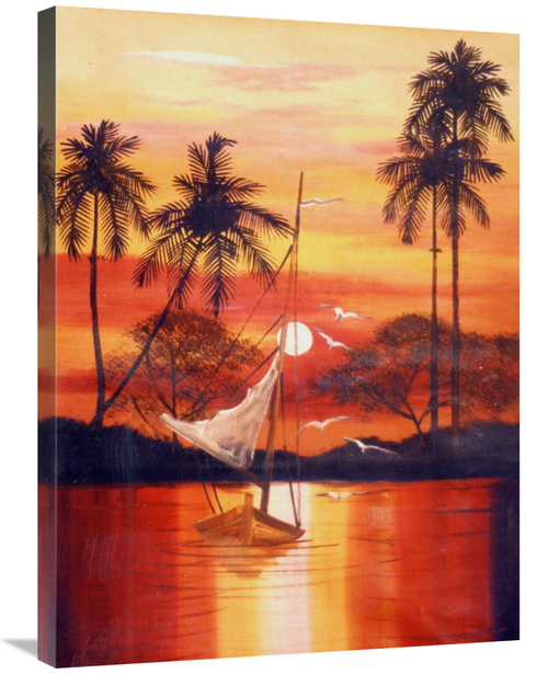 Global Gallery GCS-477310-2432-142 24 x 32 in. Cat Island Slope 2 Art 