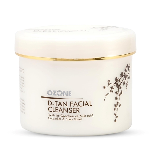 D-Tan Facial Cleanser Enriched with Cucumber, Shea Butter & Milk